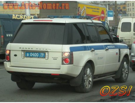 в 0400 78, Land Rover Range Rover