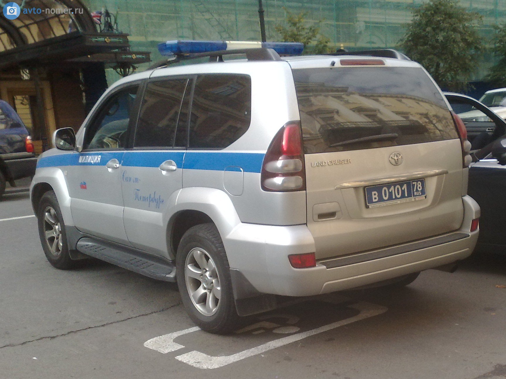 в 0101 78, Toyota Land Cruiser Prado 3rd gen 5-door SUV (J120), 2002–2009