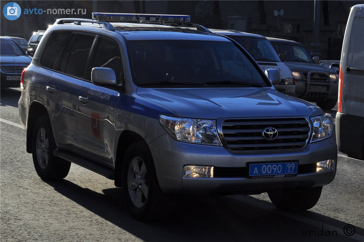 а 0090 99, Toyota Land Cruiser 200 (J200), 2007–2011