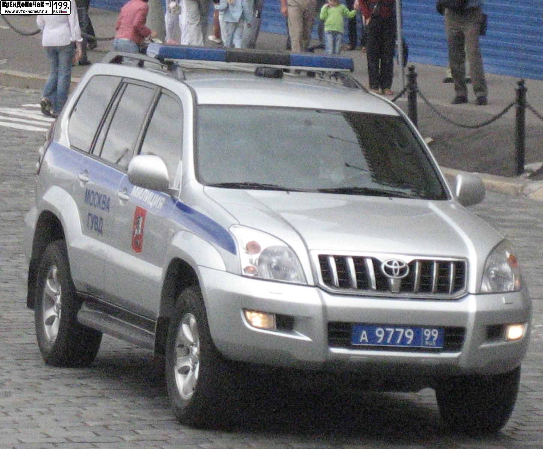а 9779 99, Toyota Land Cruiser Prado 3rd gen 5-door SUV (J120), 2002–2009