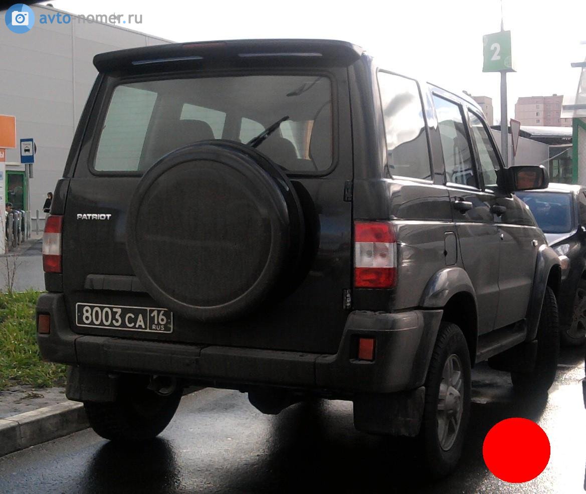 8003 са 16, UAZ 3163 Patriot 1st gen, 2005­–2014