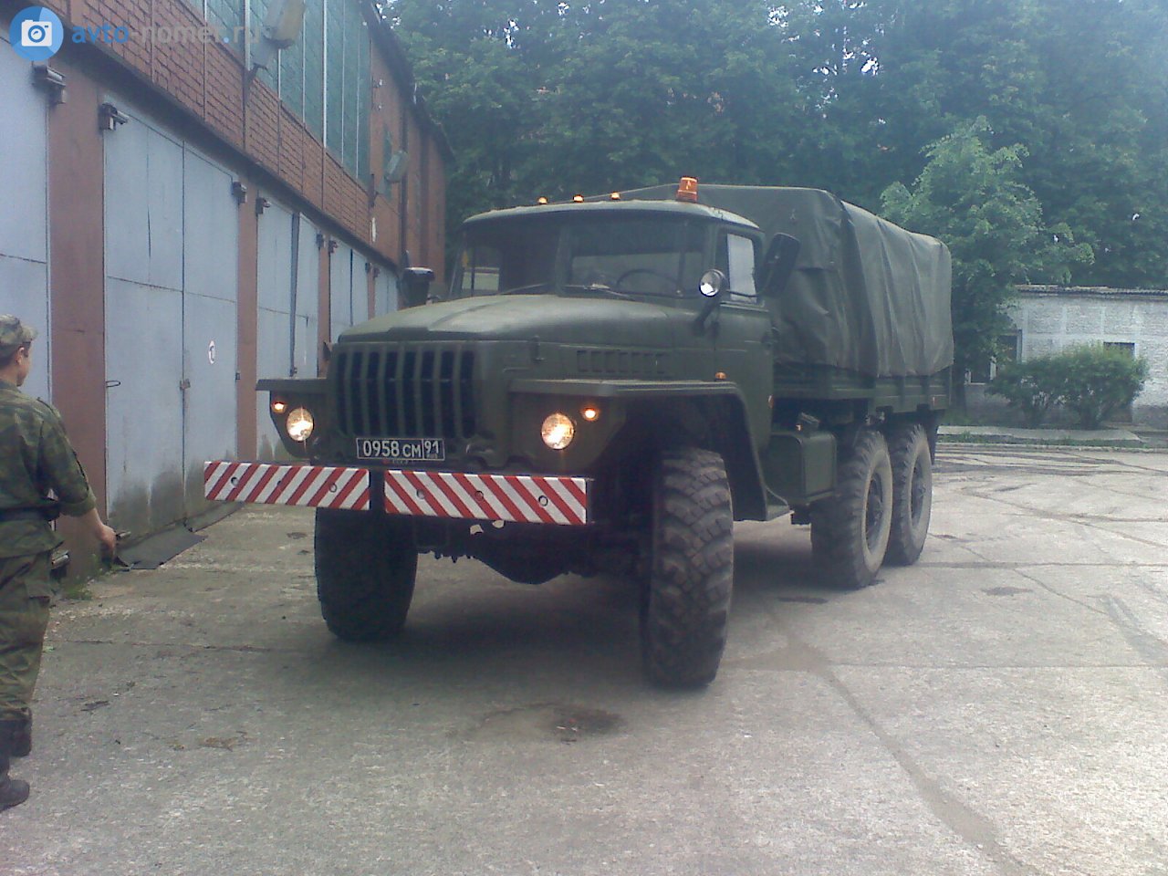 0958 см 91, Ural (UralAZ) 4320/5557 4320/5557 6×6, 1977–