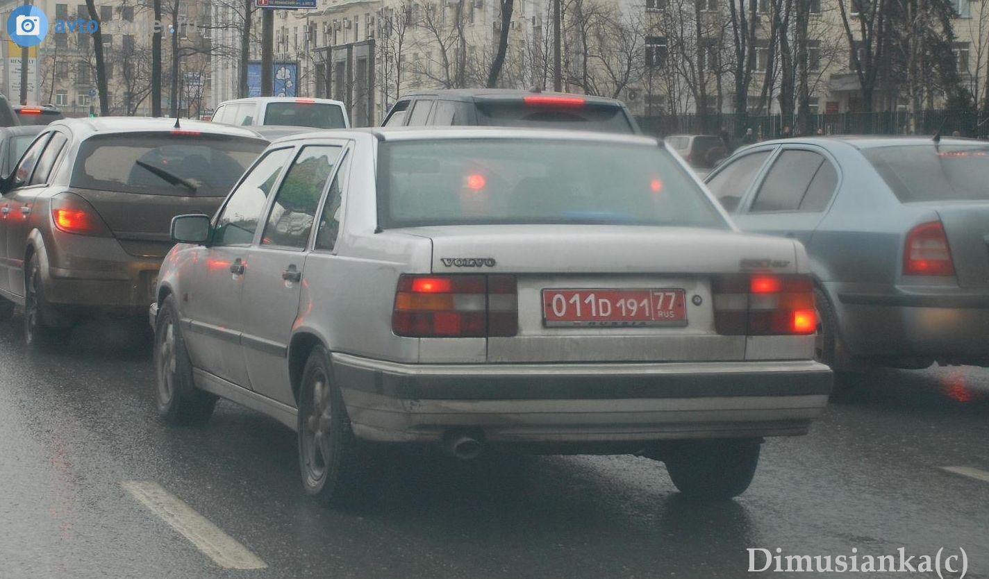 011 D 191 77, Volvo 850 1st gen Sedan (854), 1991–1994