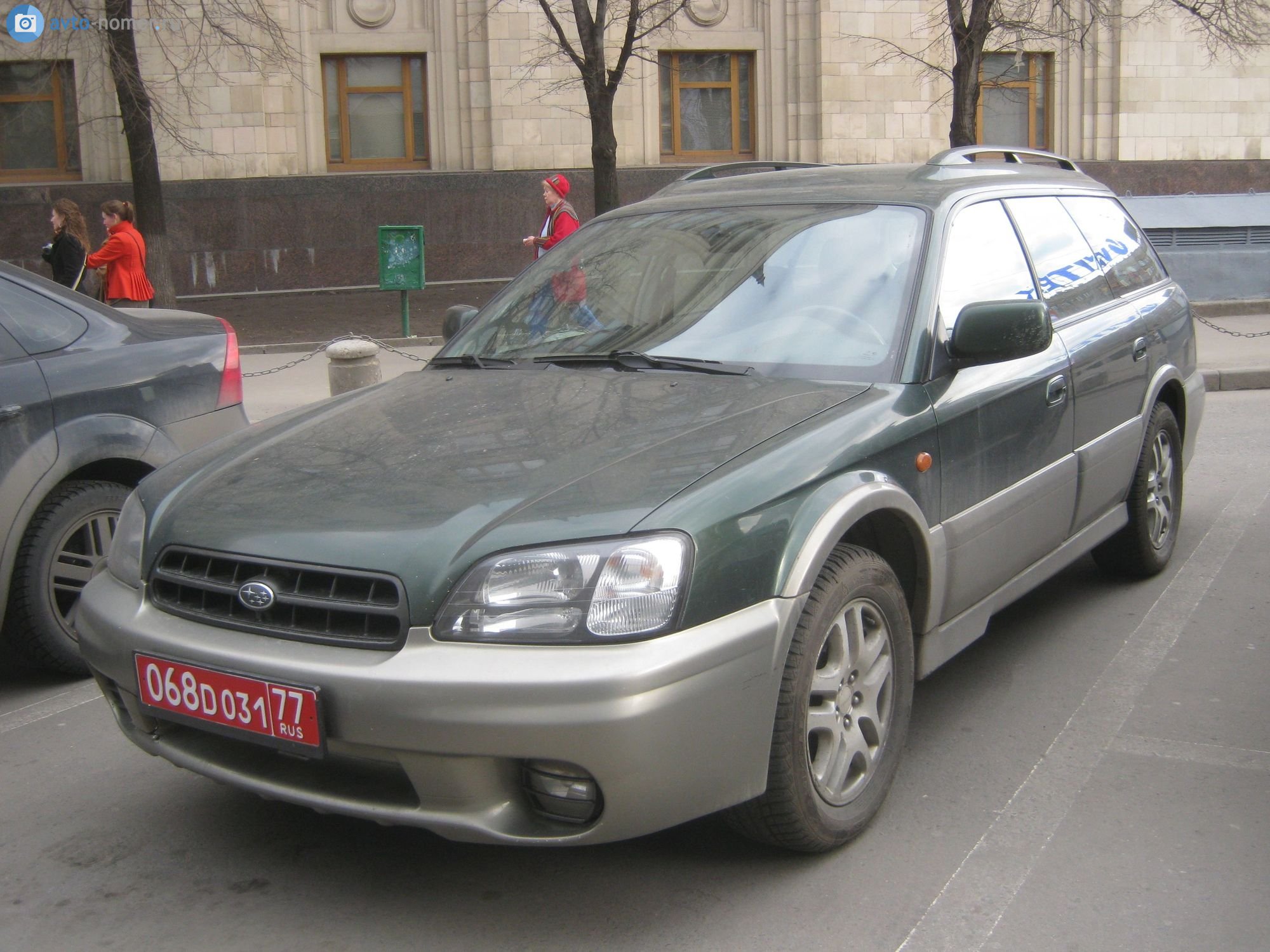 068 D 031 77, Subaru Legacy 3rd gen Outback Wagon (Lancaster) (BH), 1998–2004