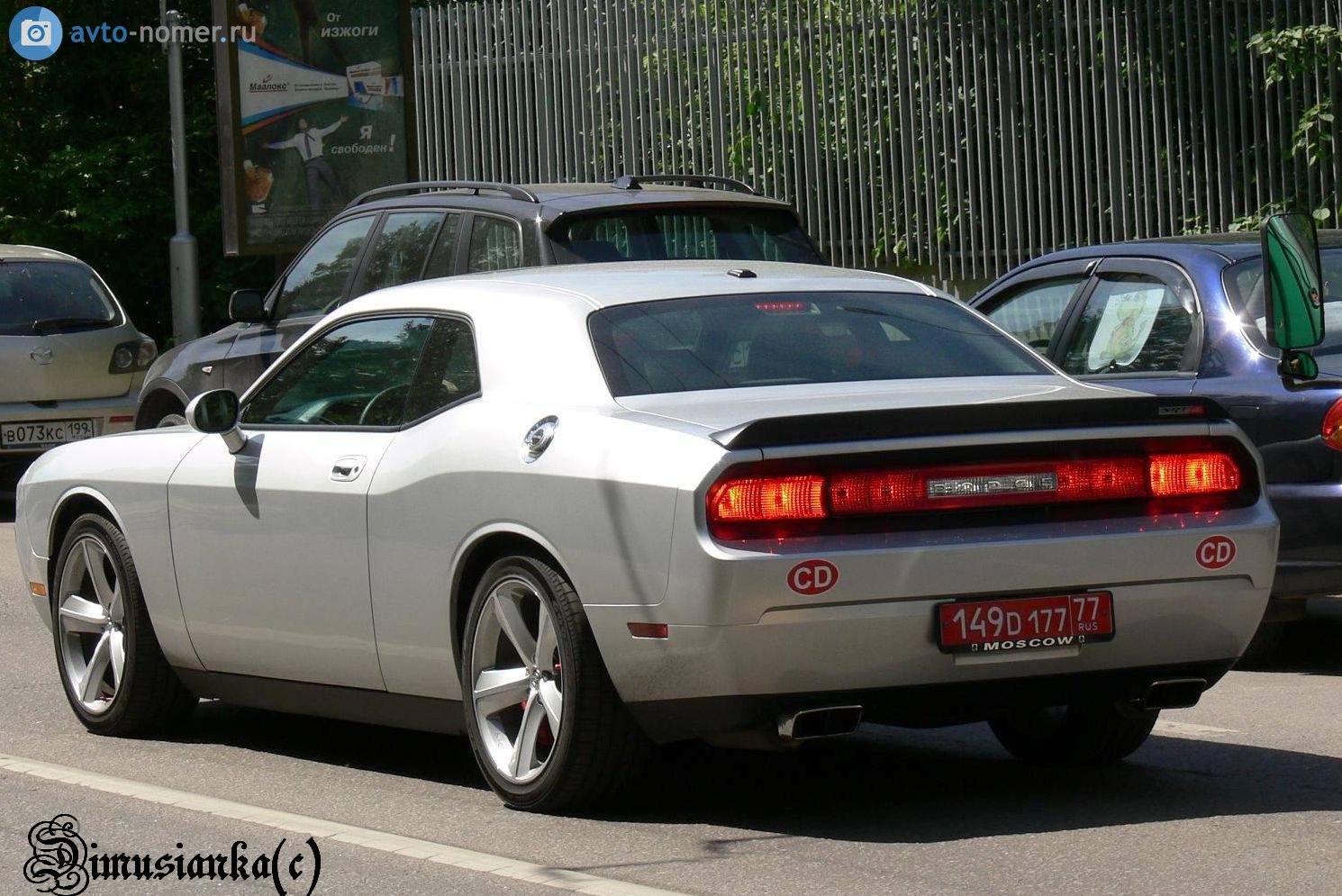 149 D 177 77, Dodge Challenger 3rd gen (LA/LC), 2008–2014