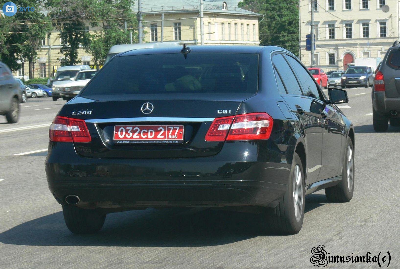 032 CD 2 77, Mercedes-Benz E-Klasse 4th gen Sedan (W212), 2009­–2013