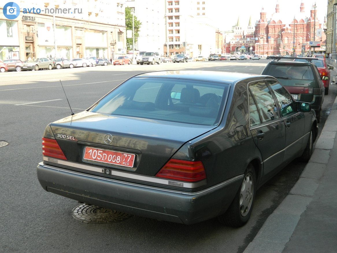 105 D 008 77, Mercedes-Benz S-Klasse 5th gen Sedan (W140/V140), 1991–1998