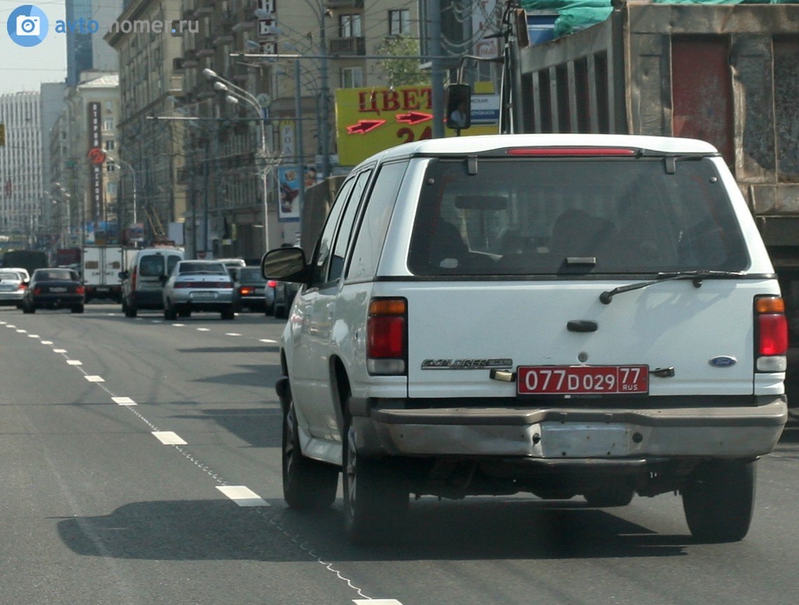 077 D 029 77, Ford Explorer 2nd gen 5-door SUV (UN150), 1994–2000