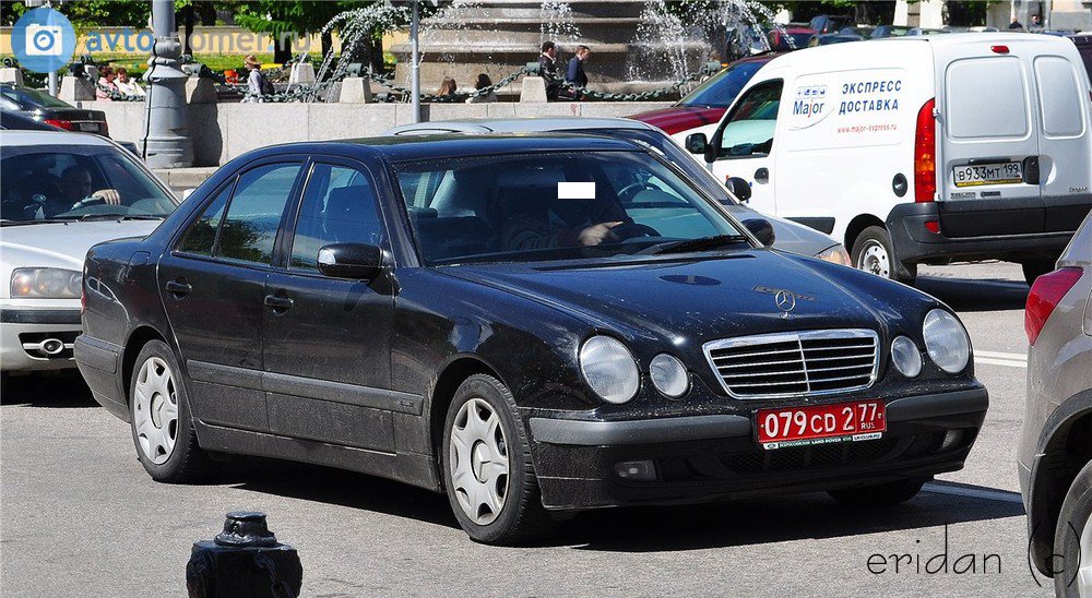 079 CD 2 77, Mercedes-Benz E-Klasse 2nd gen Sedan (W210), 1995­–2002