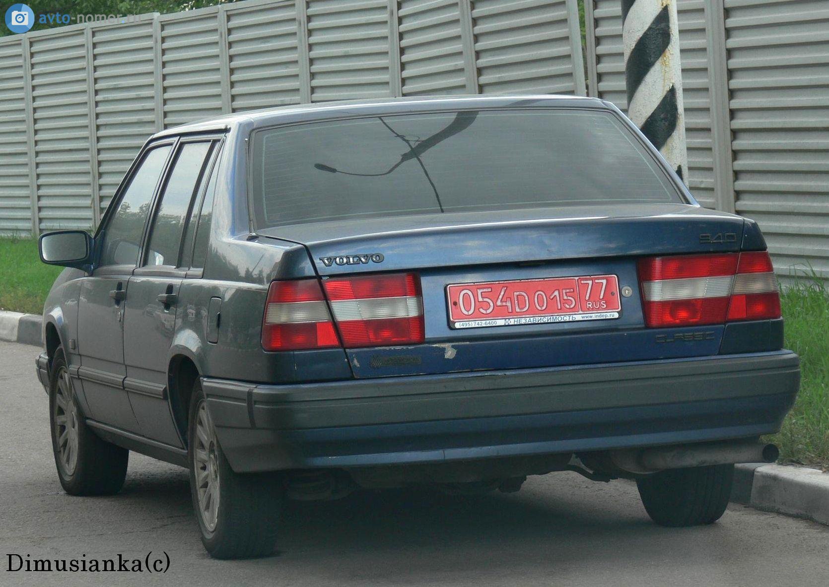 054 D 015 77, Volvo 940 
