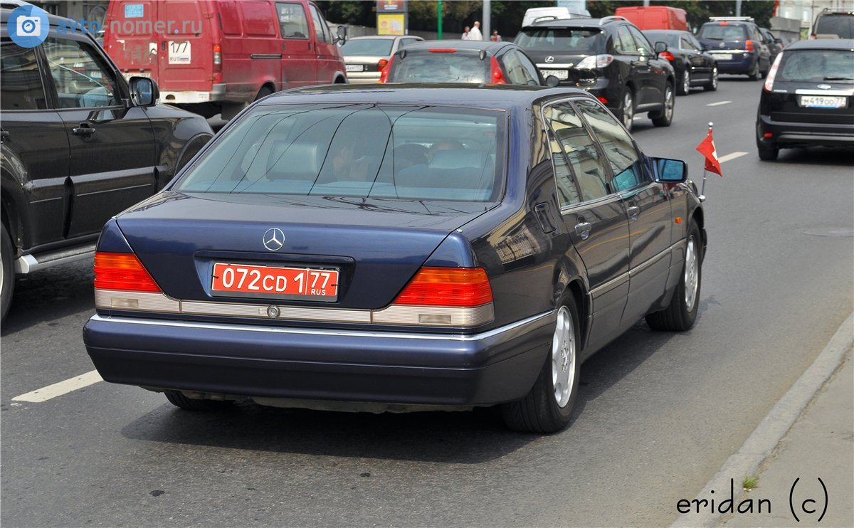 072 CD 1 77, Mercedes-Benz S-Klasse 5th gen Sedan (W140/V140), 1991–1998