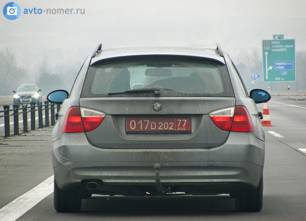 017 D 202 77, BMW 3 Series 5th gen Touring (E91), 2005–2012