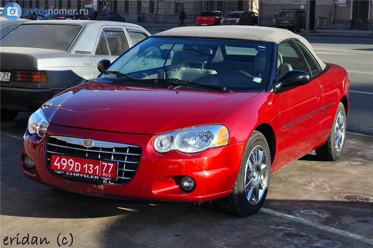 499 D 131 77, Chrysler Sebring 2nd gen Convertible (JR), 2001–2006
