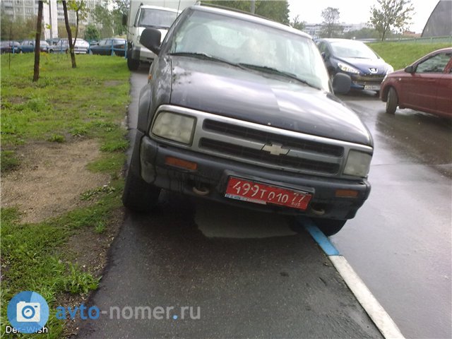 499 T 010 77, Chevrolet Blazer 2nd gen S-10 Blazer 3-door SUV (GMT330), 1994–2005