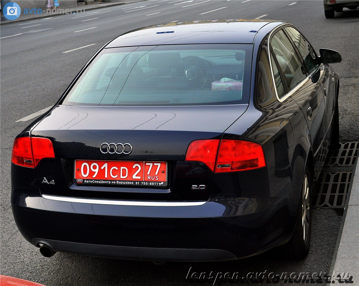 091 CD 2 77, Audi A4 3rd gen Sedan (B7/8EC), 2004–2007