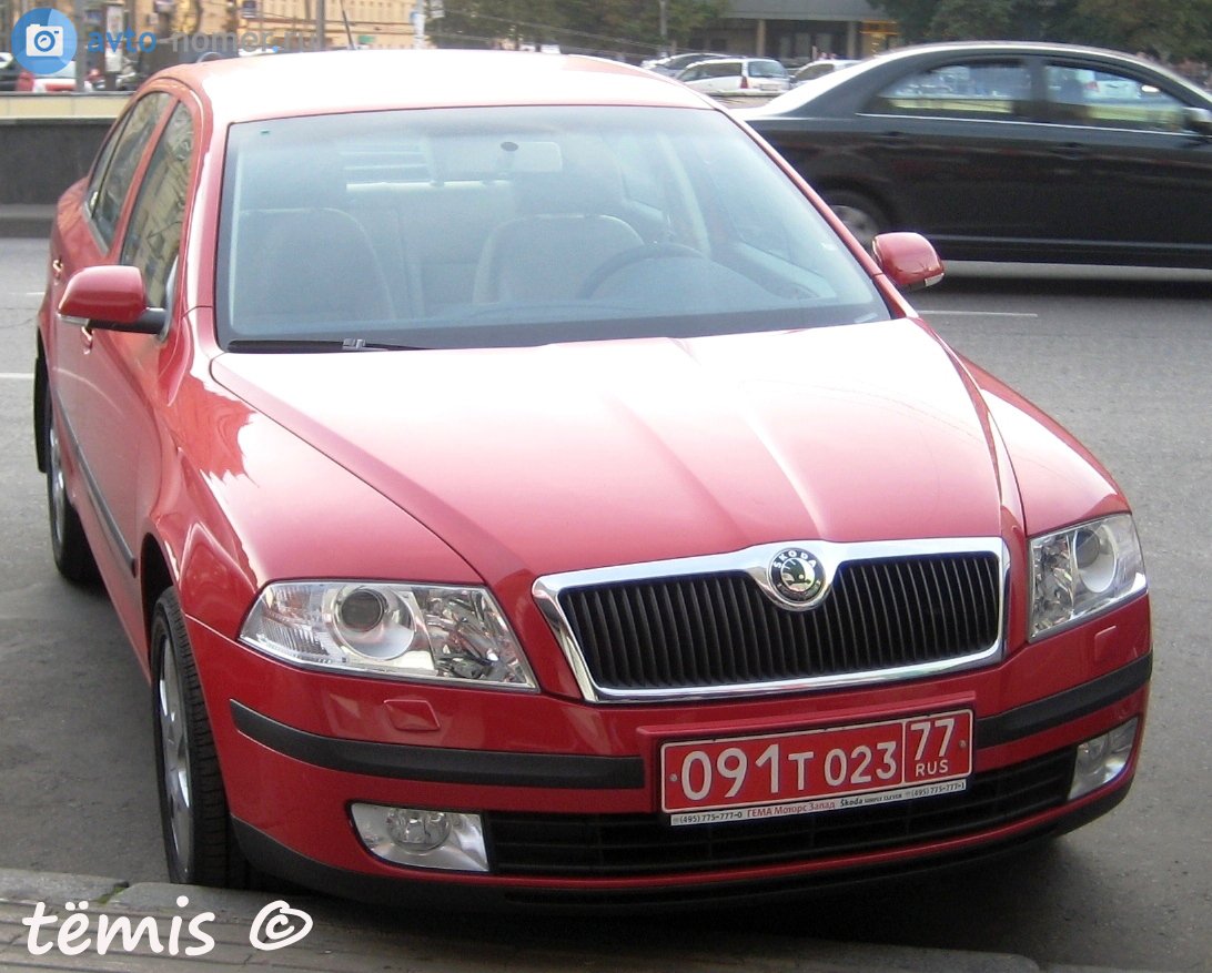 091 T 023 77, Skoda Octavia 2nd gen Liftback (A5/1Z3), 2004–2008 (2010–2012 Tour)