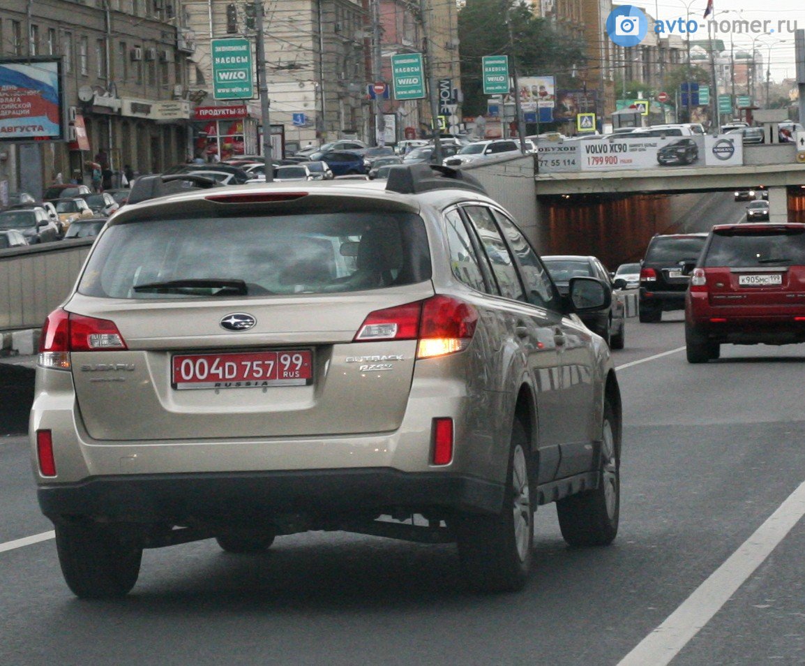 004 D 757 99, Subaru Outback 4th gen (BR), 2009–2014