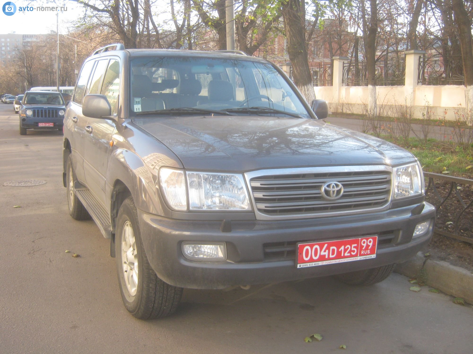 004 D 125 99, Toyota Land Cruiser 100 (J100), 1998–2007
