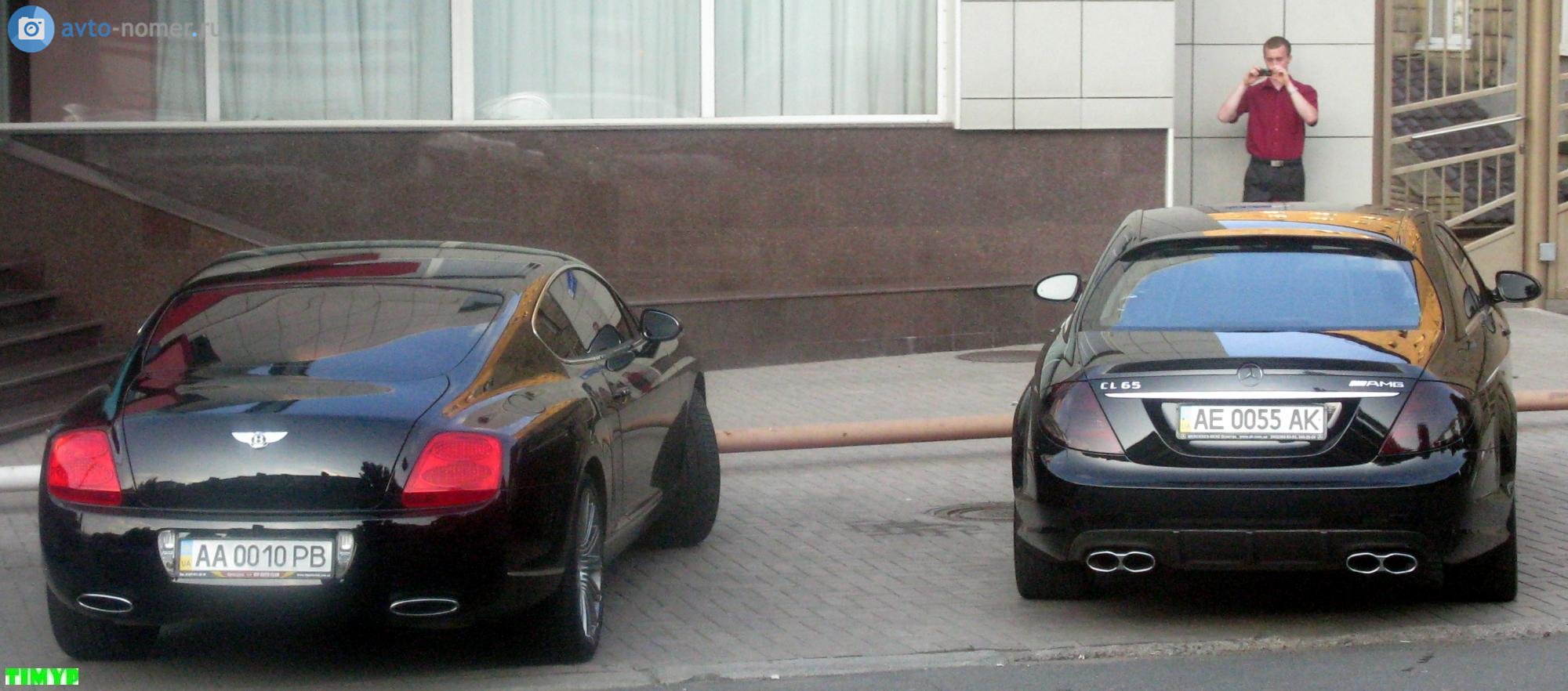 AA 0010 PB, Bentley Continental 4th gen GT, 2003–2011
