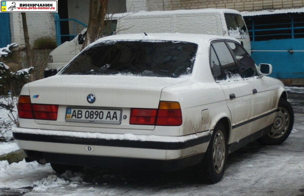 AB 0890 AA, BMW 5 Series 3rd gen Sedan (E34), 1988–1995