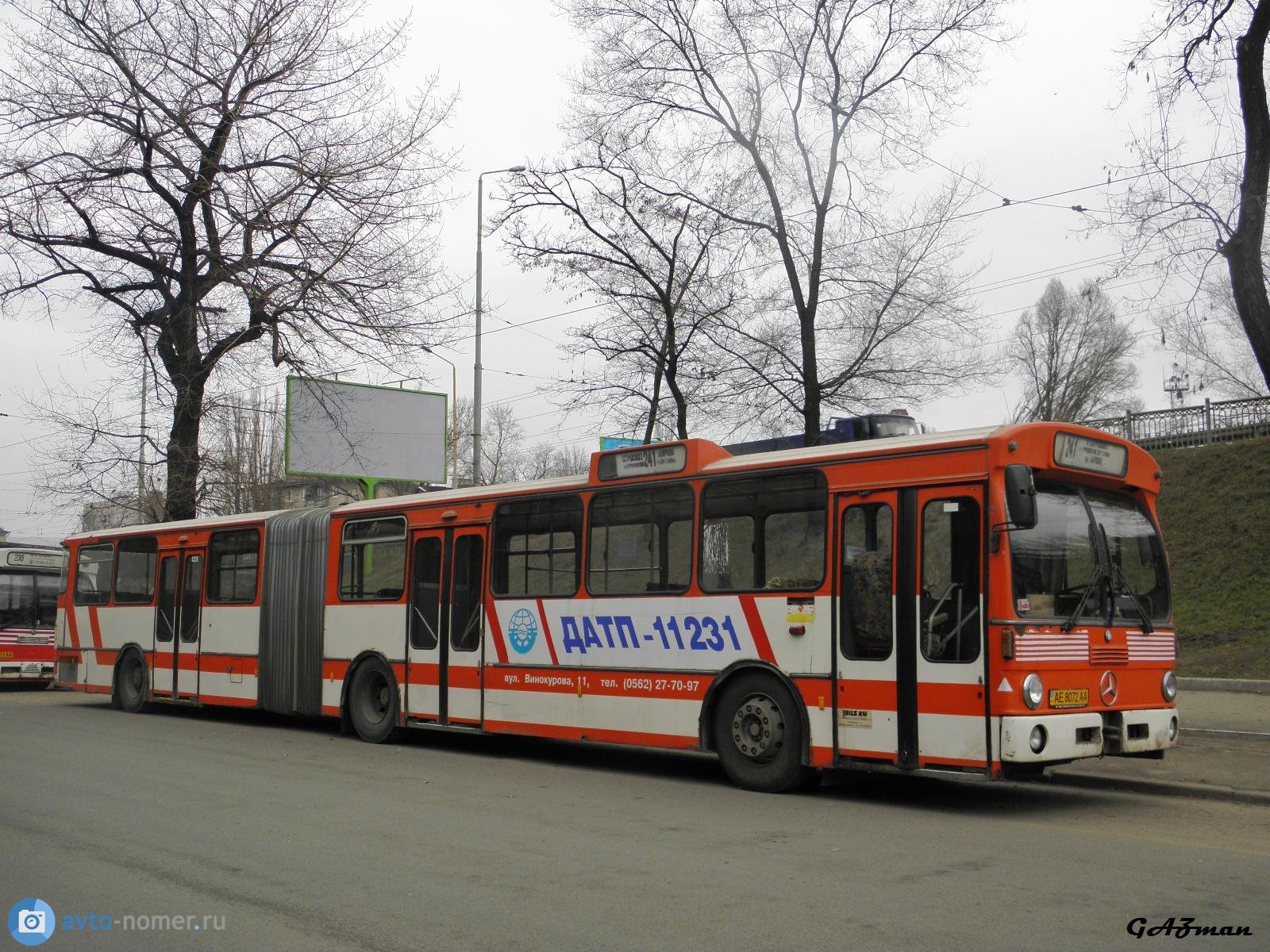 AE 8072 AA, Mercedes-Benz O305 1st gen O305G (307), 1977–1987