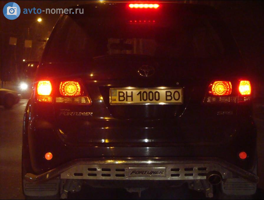 BH 1000 BO, Toyota Fortuner 1st gen (AN50/60), 2004–2011