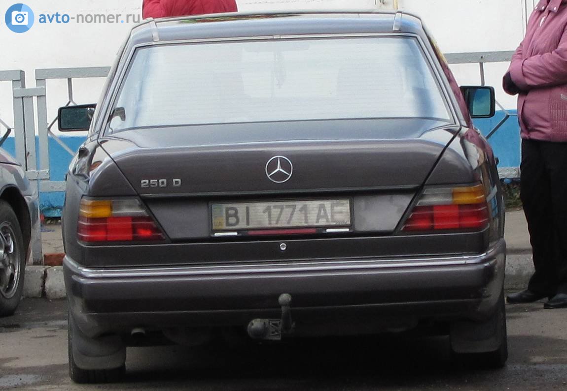 BI 1771 AE, Mercedes-Benz E-Klasse 1st gen Sedan (W124), 1984­–1995