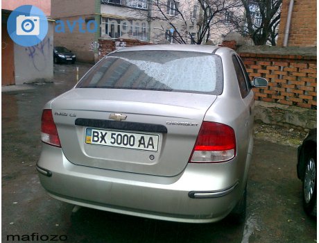 BX 5000 AA, Chevrolet Aveo