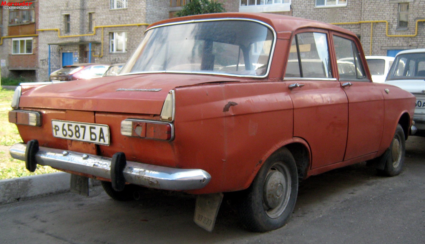 р 6587 БА, Izh Москвич-408/412 (Moskvich-408/412) 412ИЭ, 1970–1982