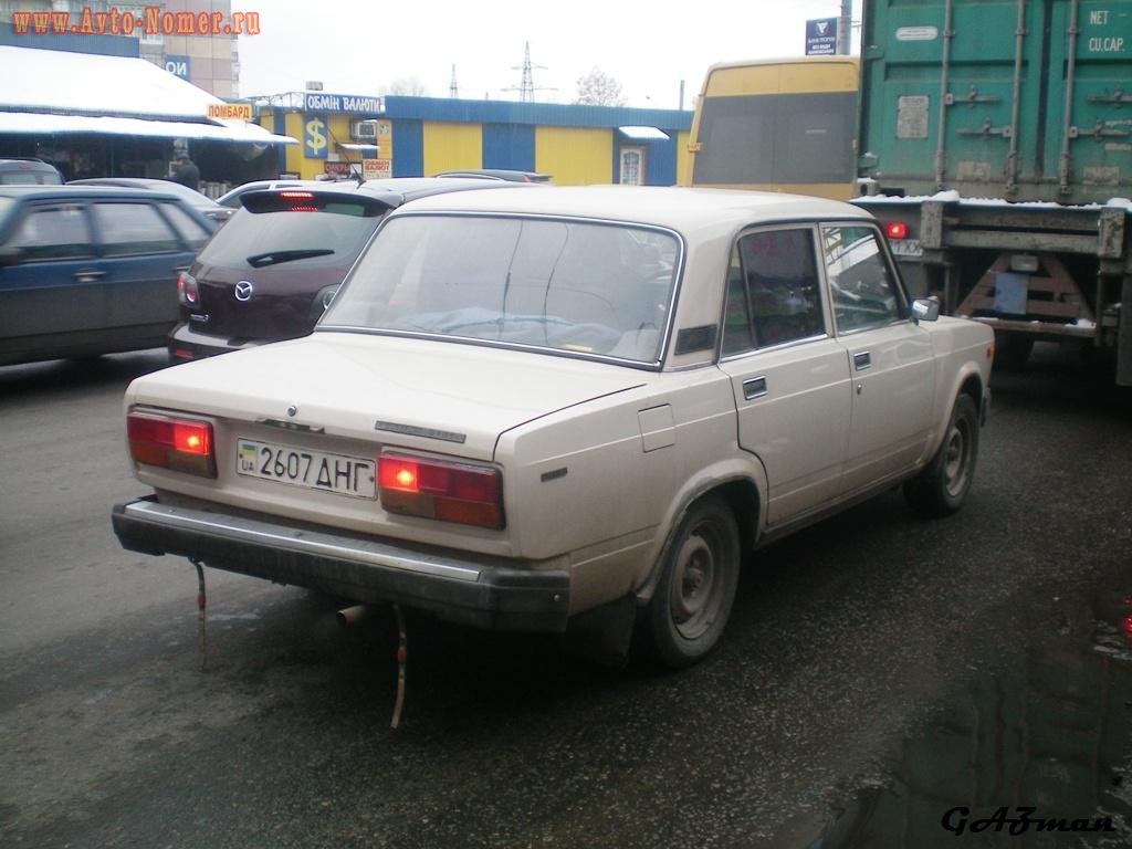 2607 ДНГ, Lada (VAZ) 2107 Жигули (Nova / Riva / Signet / 1500), 1982–2014