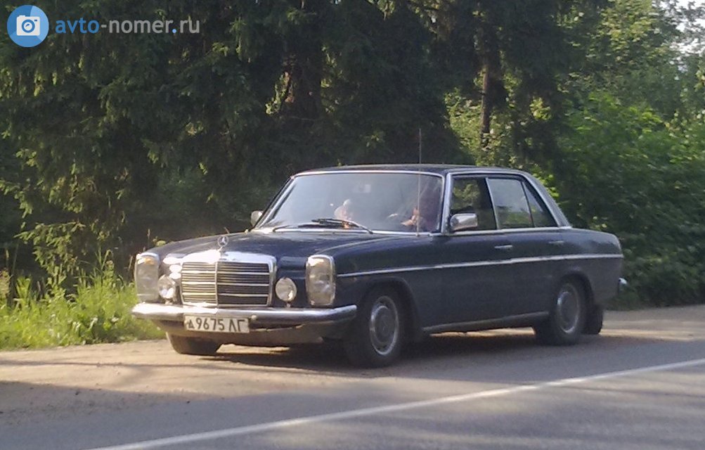 д 9675 ЛГ, Mercedes-Benz E-Klasse 200–280 Sedan (W114/W115), 1967­–1976
