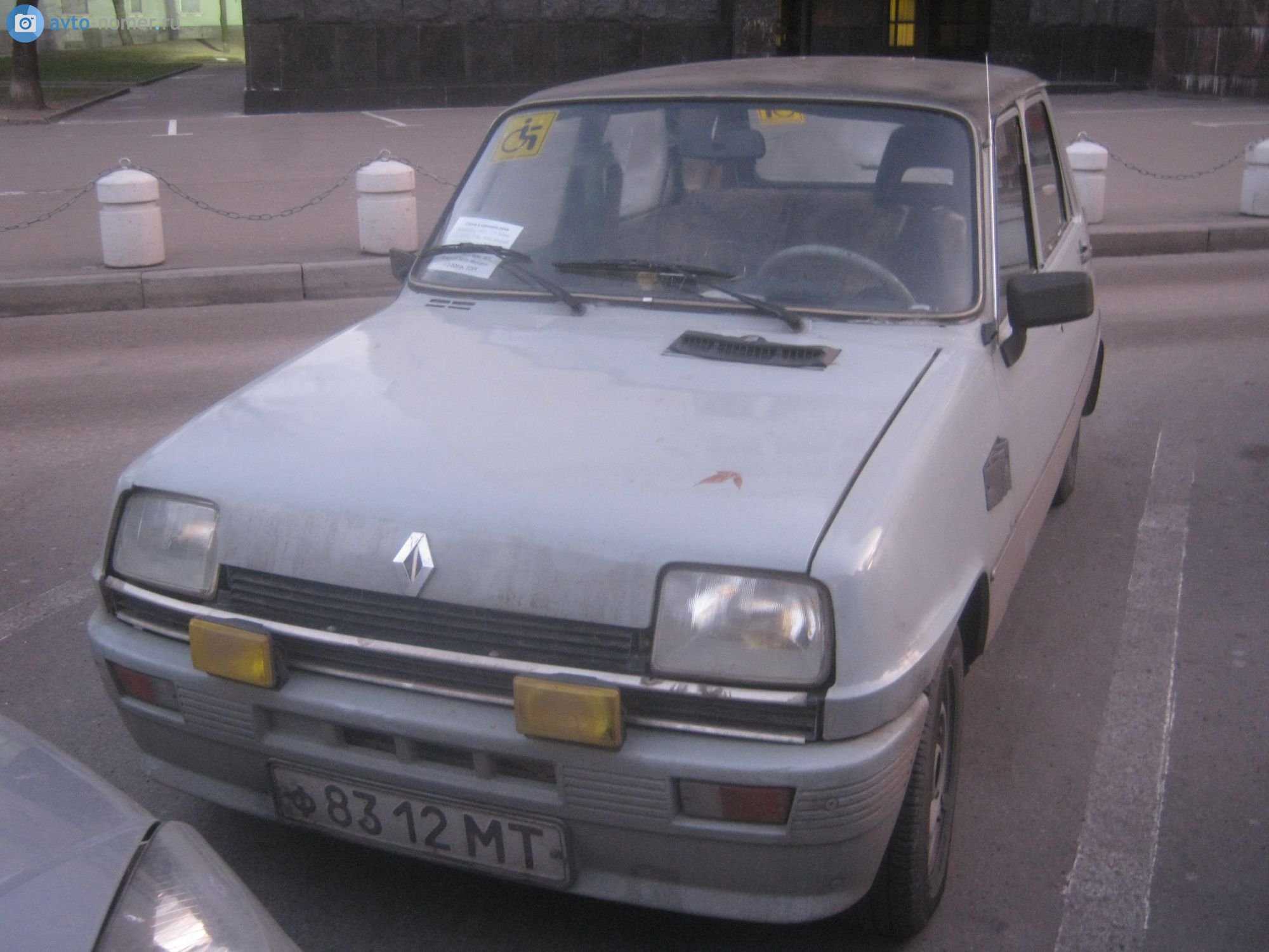 ф 8312 МТ, Renault 5 1st gen 5-door Hatch (122), 1980–1985