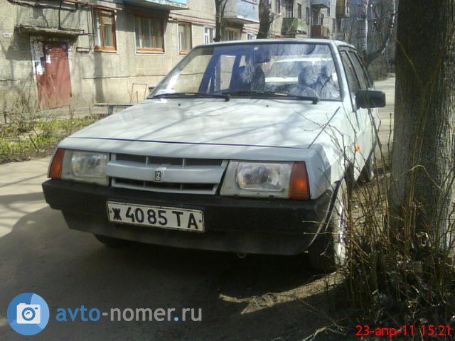 ж 4085 ТА, Lada (VAZ) 2109 2109 Спутник (Samara/Forma/Sputnik), 1987–2004 (–2011 for others)