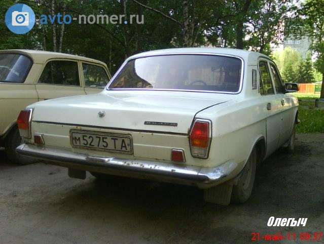 м 5275 ТА, GAZ 24 Волга 24-10/11/17 Sedan, facelift, 1986–1992