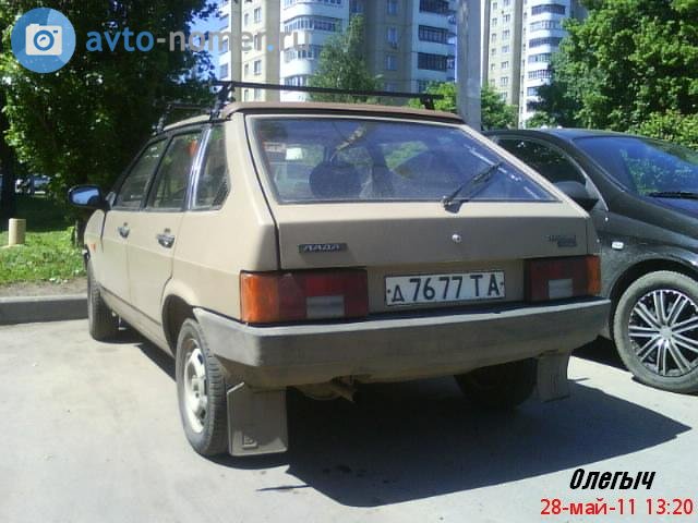 д 7677 ТА, Lada (VAZ) 2109 2109 Спутник (Samara/Forma/Sputnik), 1987–2004 (–2011 for others)