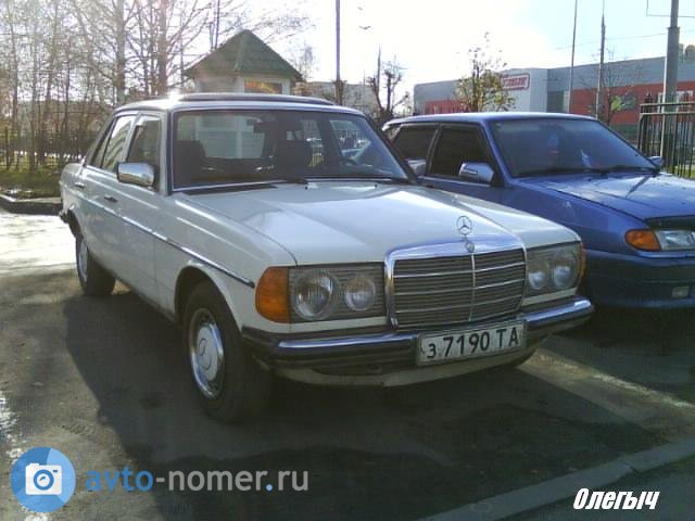 з 7190 ТА, Mercedes-Benz E-Klasse 200–300 Sedan (W123), 1975­–1986