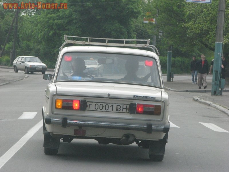 г 0001 ВН, Lada (VAZ) 2106 Жигули (1300/ 1500 /1600), 1976–2006